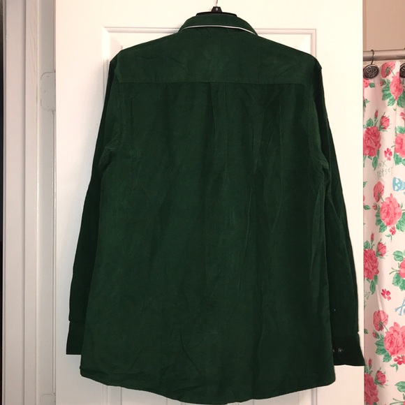 Beautiful Green Striped Velvet Top - Picture 2 of 8